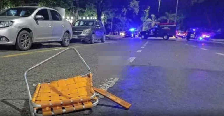Noche trágica en la Costanera, conductor embiste a una familia dos muertos
