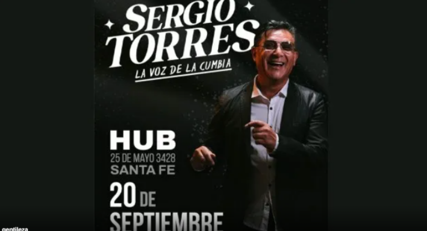 Sergio Torres, la voz de la cumbia, llega a HUB