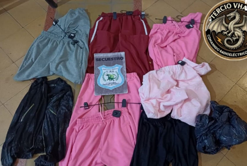 Robaron en un local de ropa y fueron detenidos