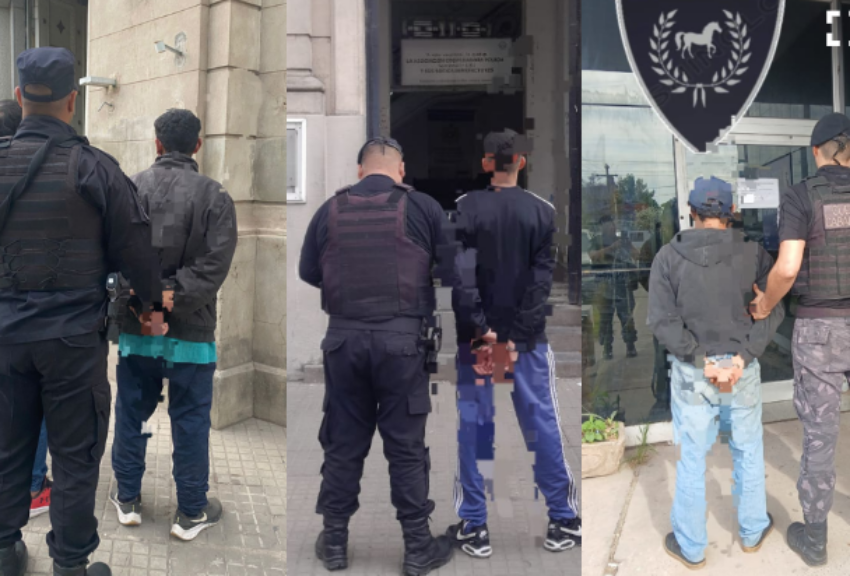 Tres detenidos con pedidos de captura en distintos operativos