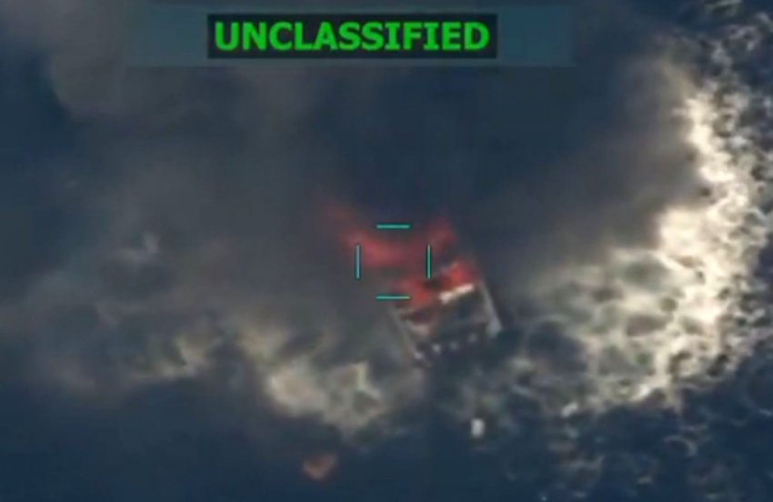 Estados Unidos atacó una nueva lancha en el Pacífico y mató a los cuatro tripulantes