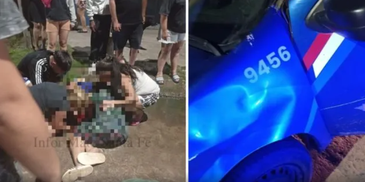 Un patrullero chocó a un adolescente y hay versiones encontradas: la verdad está grabada en las cámaras de Mendoza y Circunvalación