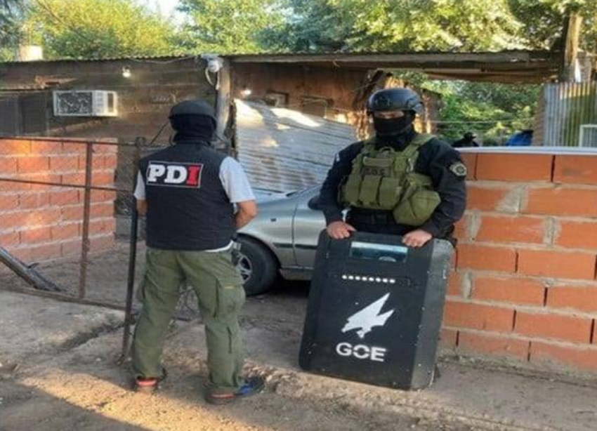 Allanamientos por microtráfico en Laguna Paiva y Santo Tomé