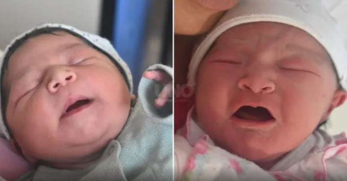 Con cinco minutos de diferencia, nacieron las primeras bebés del 2026 en Santa Fe