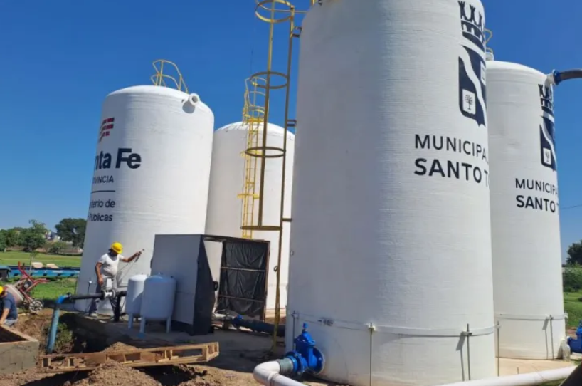 Continúan los avances en la Nueva Cisterna Luján Oeste