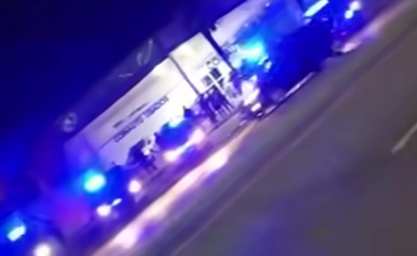 Mirá como fueron las protestas del personal policial ayer en la ciudad