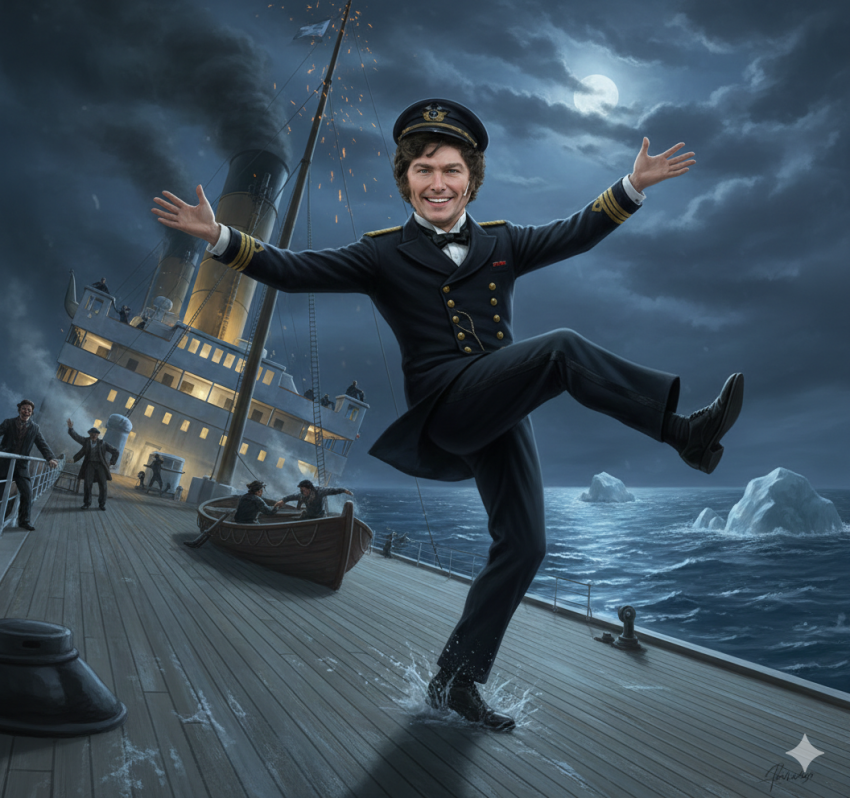 Cantando y bailando sobre el Titanic