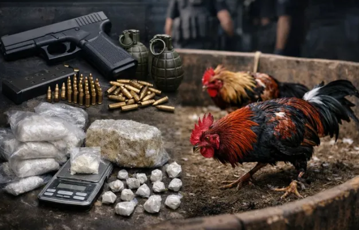 Armas, droga y gallos de riña: imputaron a un hombre en una causa por desvío de armamento al mercado negro