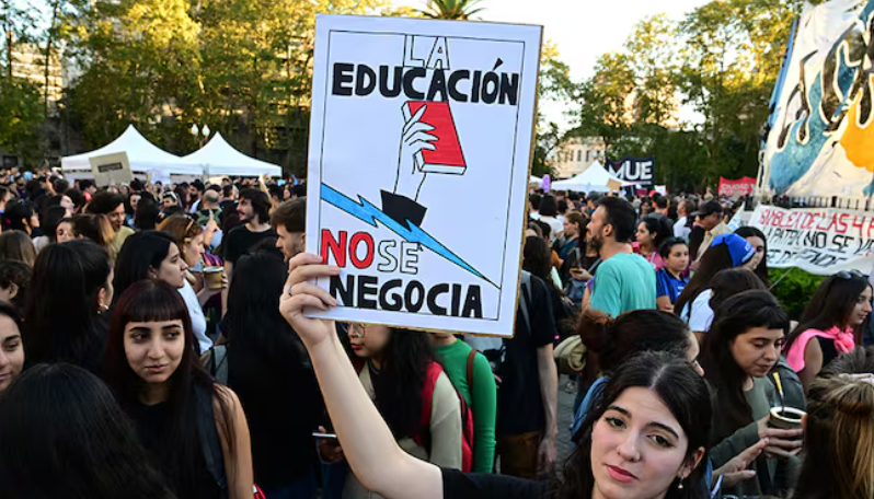 Los universitarios siguen esta semana con el plan de lucha