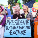 “Milei: somos las terapeutas que no tuviste”, la protesta del colectivo de discapacidad