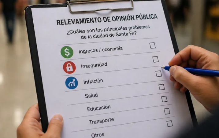 Relevamiento de opinión pública: la falta de dinero y la inseguridad son los temas que más preocupan