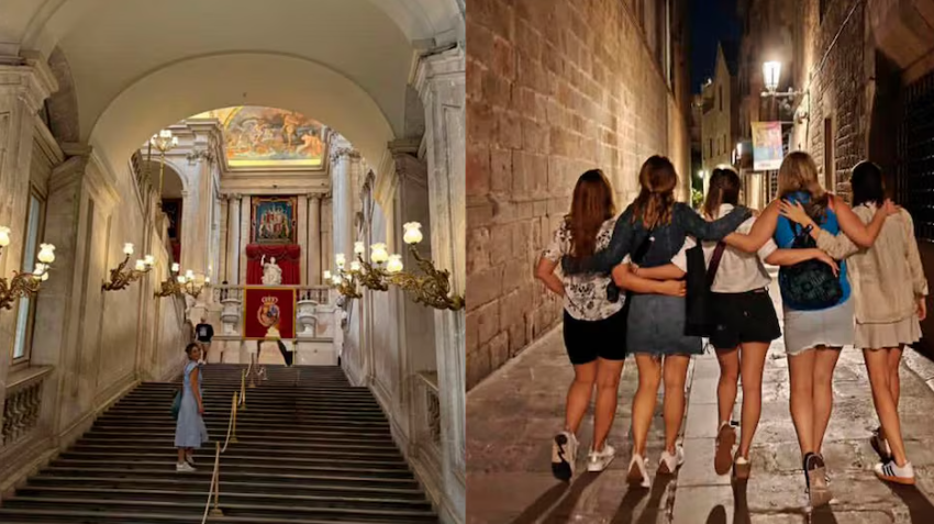 Una deslomada en Madrid: las fotos que confirman el viaje de Bettina Angeletti con “las amigas del cole”