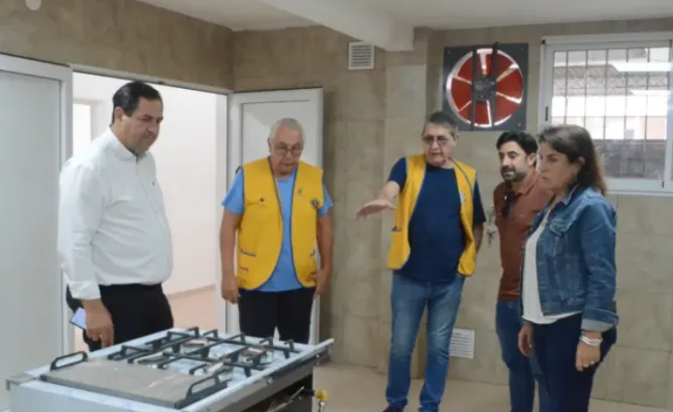 Avanzan las obras de la cocina comunitaria impulsada por el Club de Leones y el Municipio de Reconquista