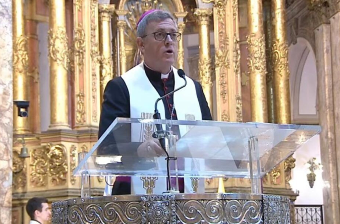 García Cuerva, frente a Milei en el Tedeum: «Basta de arengar la polarización porque nadie se salva solo»