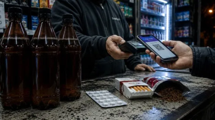 Los productos que más se venden hoy en los kioscos de la ciudad: bebidas alcohólicas baratas, cigarrillos y ansiolíticos