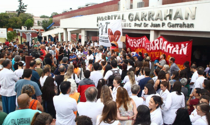 La respuesta del Garrahan al video del Gobierno: “No pudieron dar con un solo trabajador de a pie que reivindique su versión”