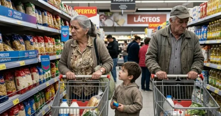 Changuito a medias y más deuda: la radiografía de un consumo en crisis