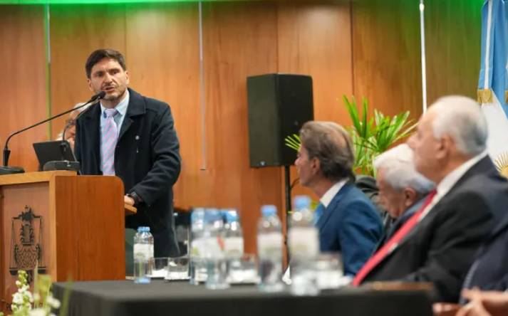 Nuevo edificio de Tribunales: Pullaro lamentó las ausencias de las titulares del MPA y la Defensa y pidió fortalecer el diálogo institucional