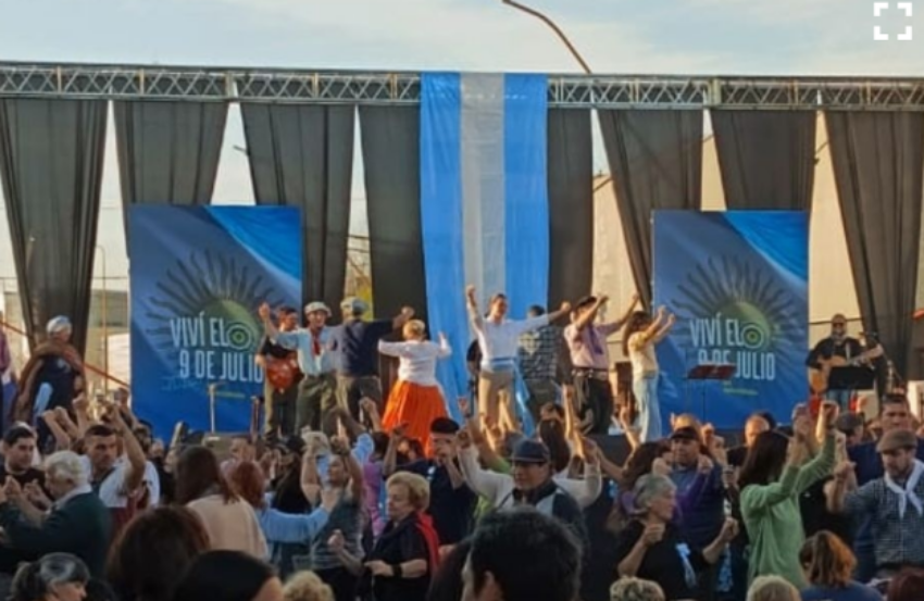 Fin de semana con música y actividades teñidas de celeste y blanco
