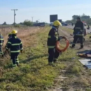 Choque fatal en la Ruta 11: un muerto y cuatro heridos cerca de Villa Ocampo