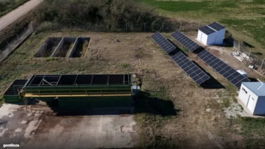 Está en Santa Fe: cómo es la primera planta cloacal alimentada con energía solar del país