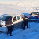 Rescataron a una pareja que pasó más de 24 horas aislada por la nieve en Santa Cruz
