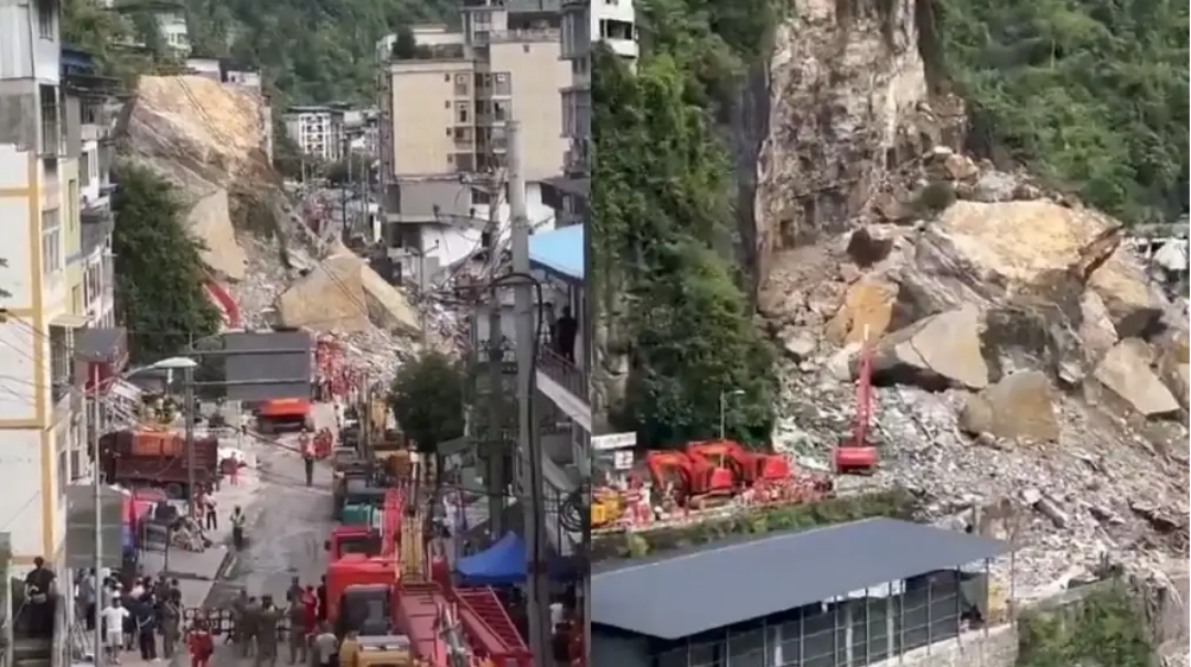 China: 11 muertos y 50 desaparecidos tras un deslizamiento de tierra en Chongqing