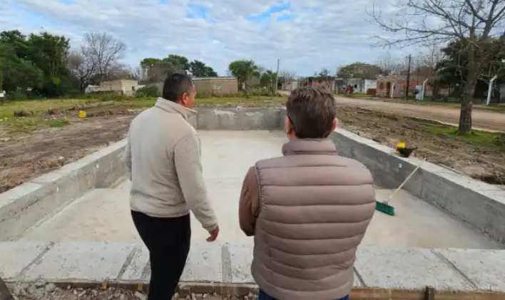 Borla supervisó el avance de obras provinciales en el departamento San Justo