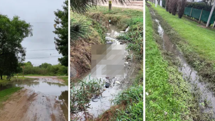 Desagües obstruidos y calles anegadas: vecinos de Colastiné Norte reclaman mantenimiento y un plan de contingencia