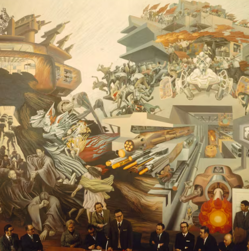 Recuperan un mural que la dictadura de Pinochet mantuvo oculto
