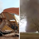 Asisten a las familias afectadas por el tornado en Bernardo de Irigoyen