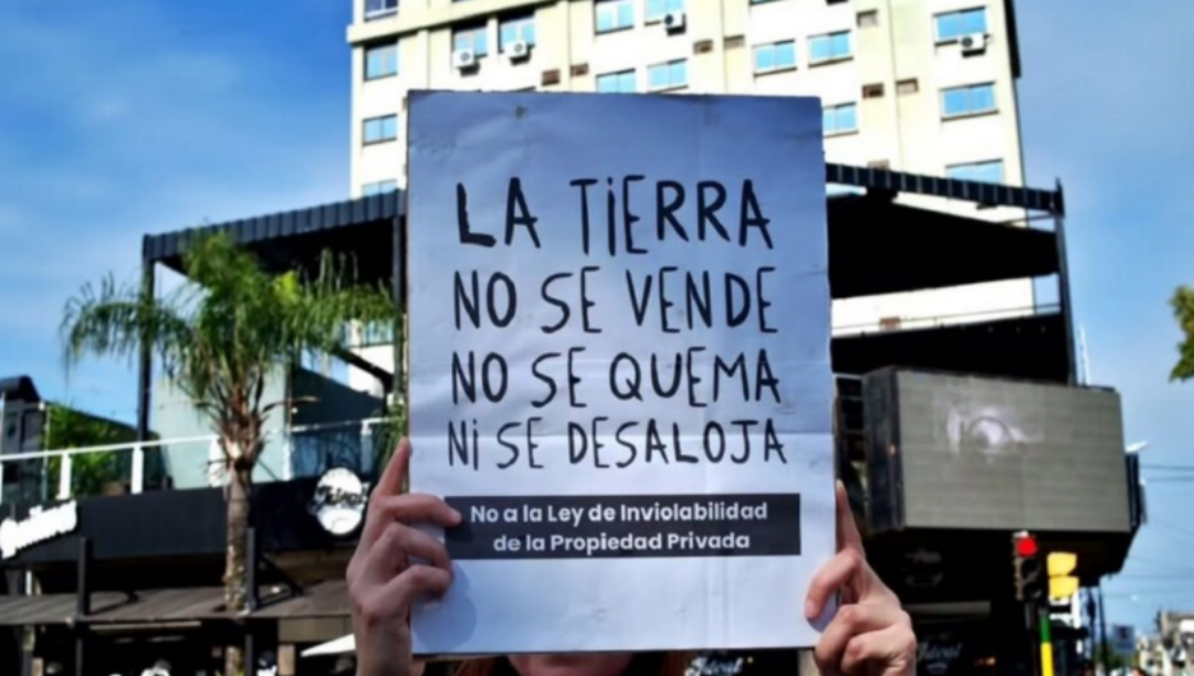 “Argentina no se vende”: Santa Fe se moviliza contra el proyecto de Ley de Tierras
