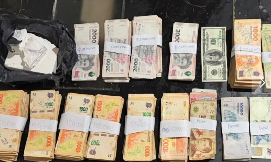 Detuvieron a un joven de 22 años con 700 gramos de cocaína