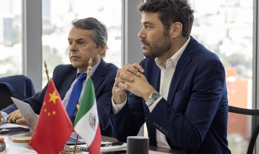 Monteverde y Giuliano viajaron a México en busca de tecnología china para transformar el transporte de Rosario