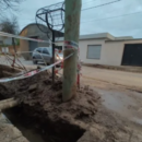Rafaela: vecinos alertan por una obra de ASSA paralizada que representa un peligro para los peatones