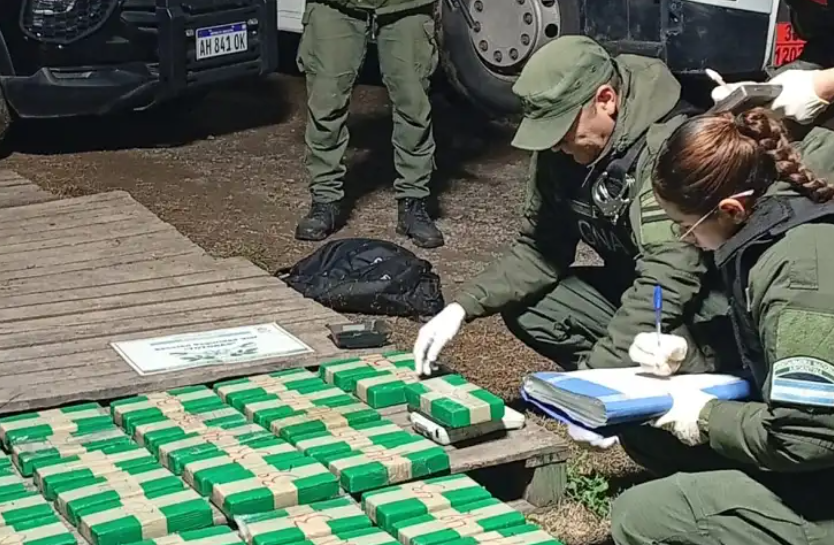 Gendarmería secuestró más de 52 kilos de cocaína en Santa Fe