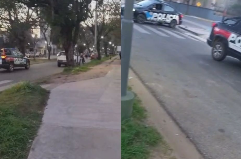 Barrio Sur: una moto giró mal y chocó contra una camioneta