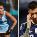 Extraños dichos de una jugadora de Las Leonas sobre el mensaje de Messi