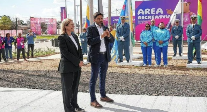 Juegos Suramericanos: Pullaro y Poletti dieron la bienvenida a las delegaciones e izaron sus banderas