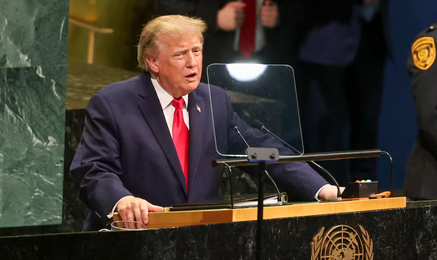 Trump desbocado en la ONU