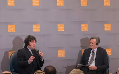 Un periodista de Bloomberg incomodó a Milei: «no eres un verdadero libre mercado y China es tu principal socio»