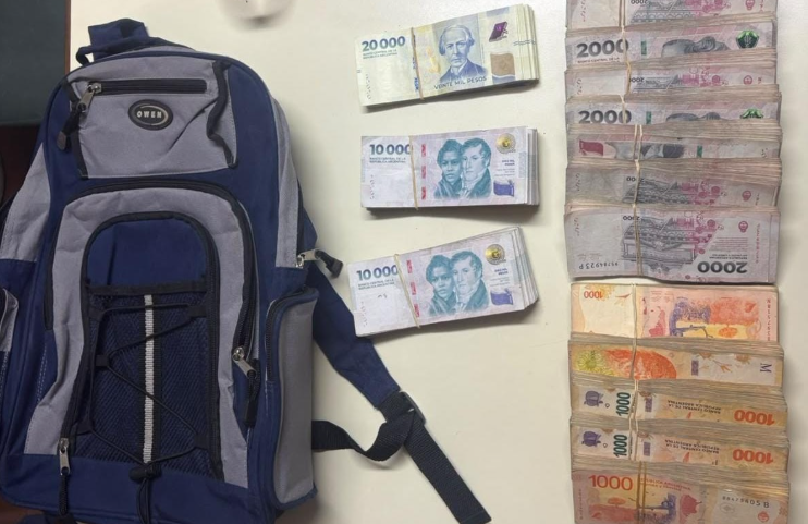 Detuvieron a un hombre con un revólver y $5 millones tras un robo en Rosario