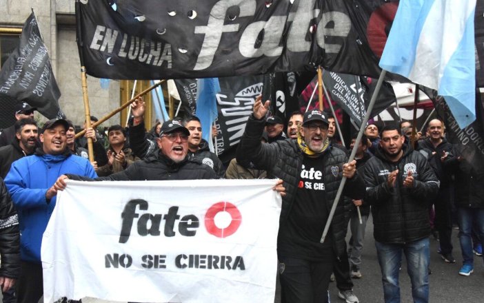 Revés para Madanes: la justicia resolvió suspender el pedido de desalojo de FATE