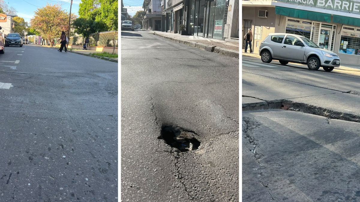 La ciudad se hunde: aparecieron nuevos pozos en el microcentro