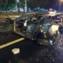 Un choque terminó en incendio sobre Panamericana y dejó una persona muerta