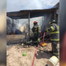 Un incendio destruyó una cocina-comedor en barrio Nueva Pompeya y aprehendieron a un hombre