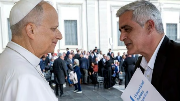 Universidades públicas llevaron al papa León XIV un reclamo contra el Gobierno por incumplir la Ley de Financiamiento